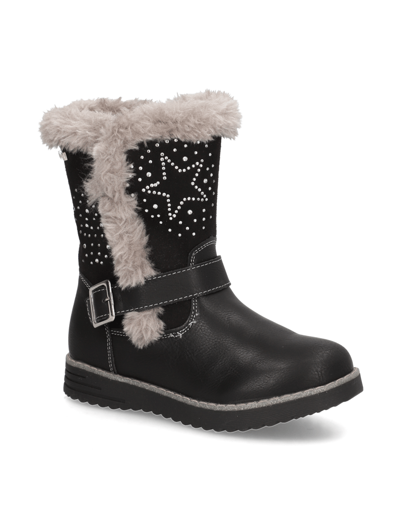 U&ME-imitácia-kože-čižmy-čierna