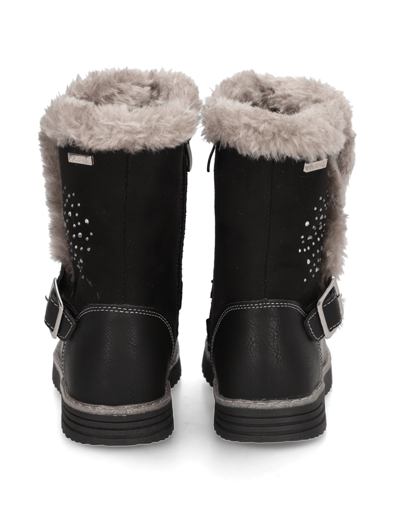 U&ME-imitácia-kože-čižmy-čierna