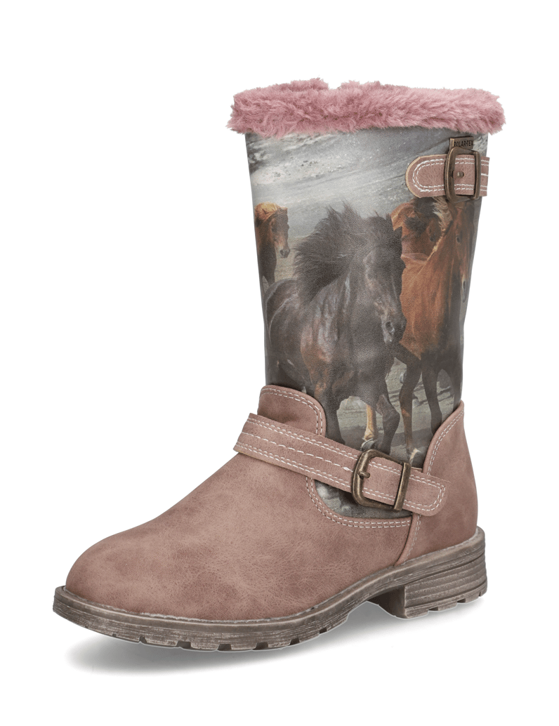 U&ME-imitácia-kože-čižmy-ružová