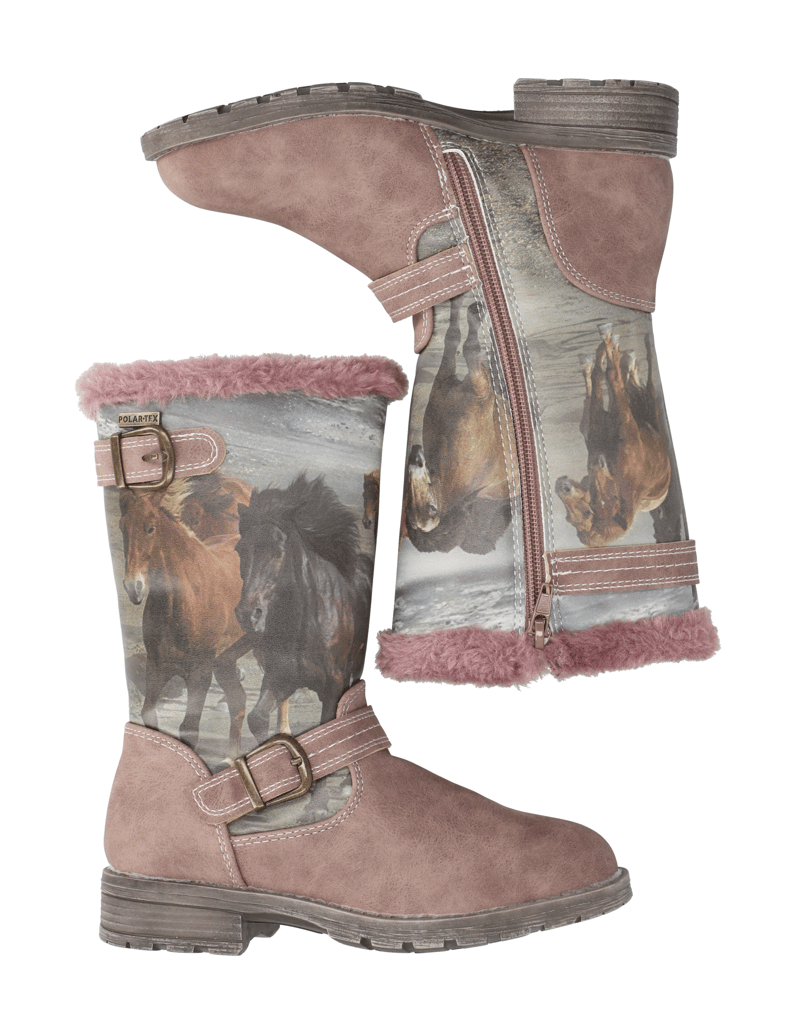 U&ME-imitácia-kože-čižmy-ružová