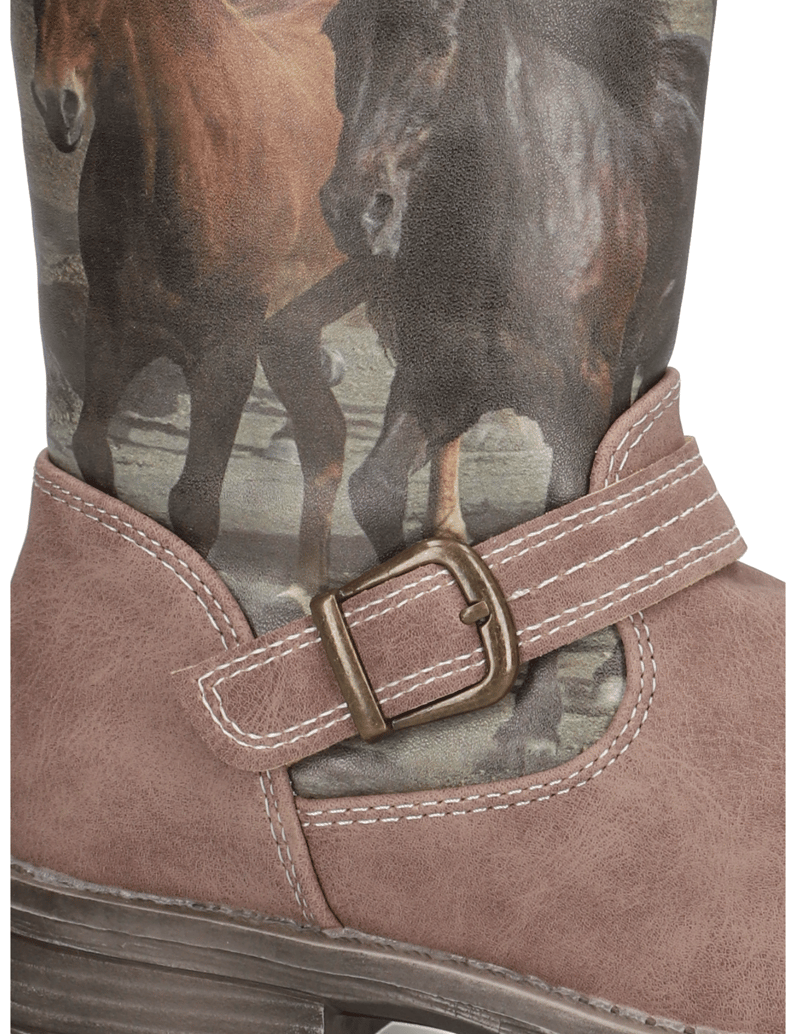 U&ME-imitácia-kože-čižmy-ružová