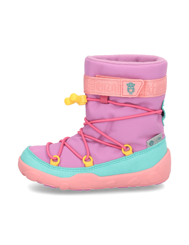 Affenzahn-SCHNEESTIEFEL-VEGAN-SNOWY-EULE-pink