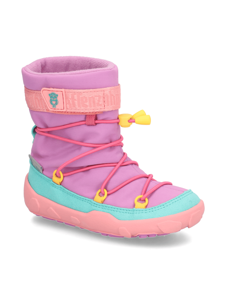 Affenzahn-SCHNEESTIEFEL-VEGAN-SNOWY-EULE-pink