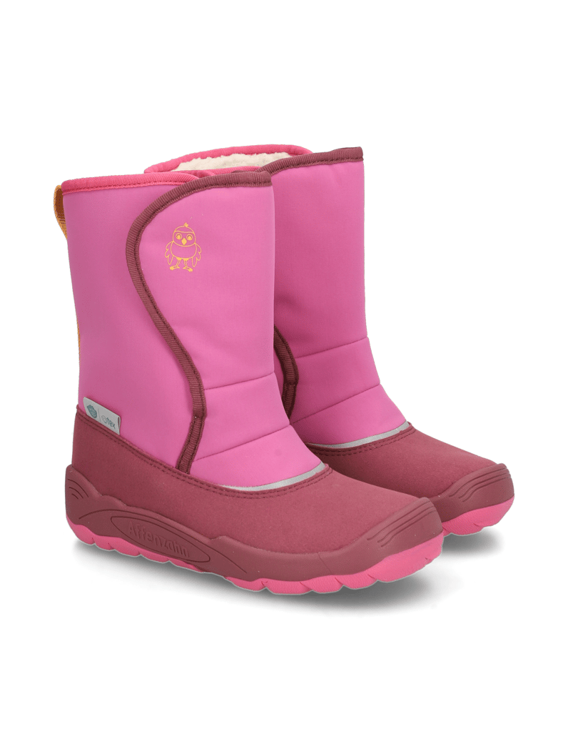 Affenzahn-Schneestiefel-Vegan-Freezy-Vogel-pink