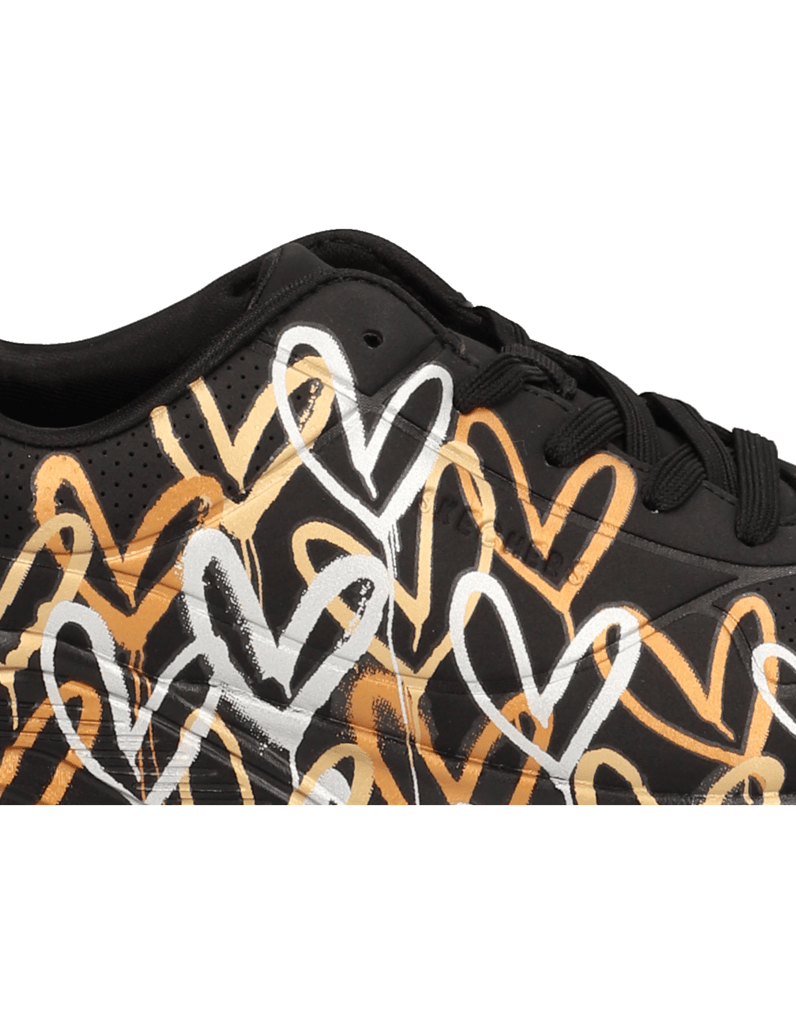 Skechers-UNO-LITE---METALLIC-LOVE-črna