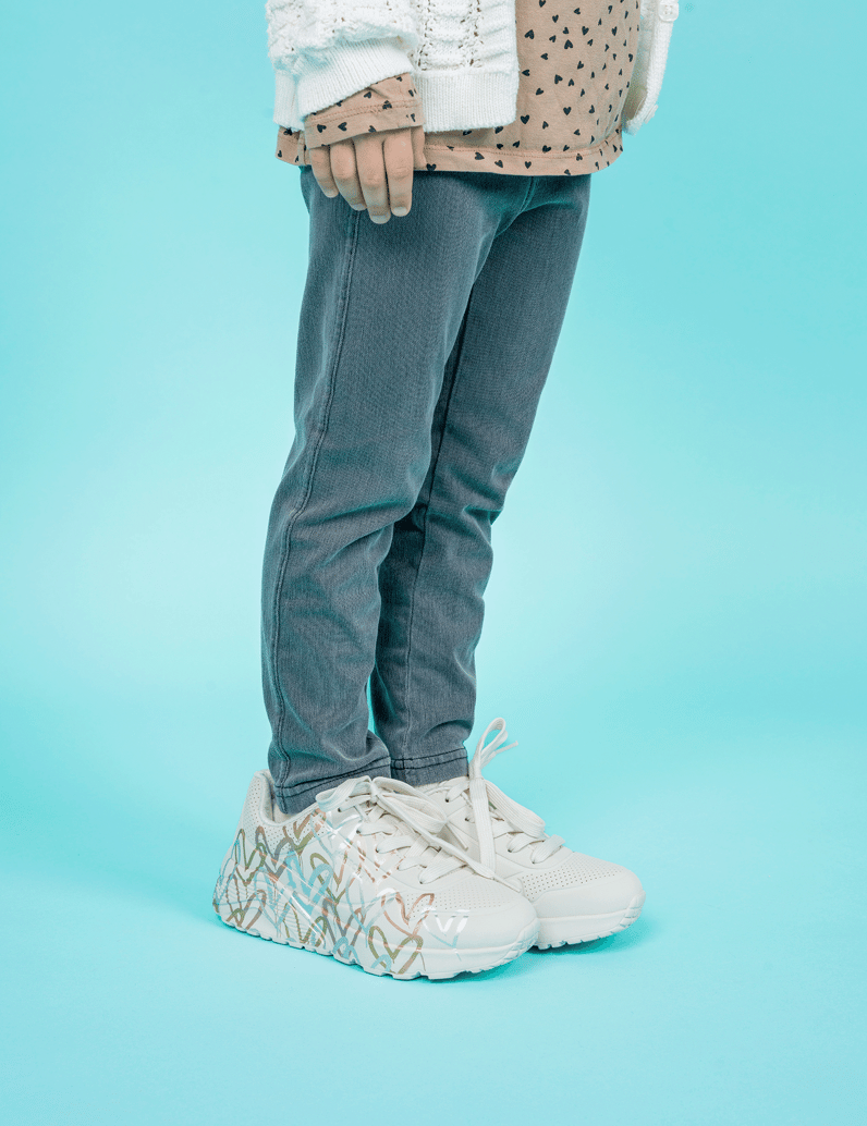 Skechers-UNO-LITE---METALLIC-LOVE-čierna