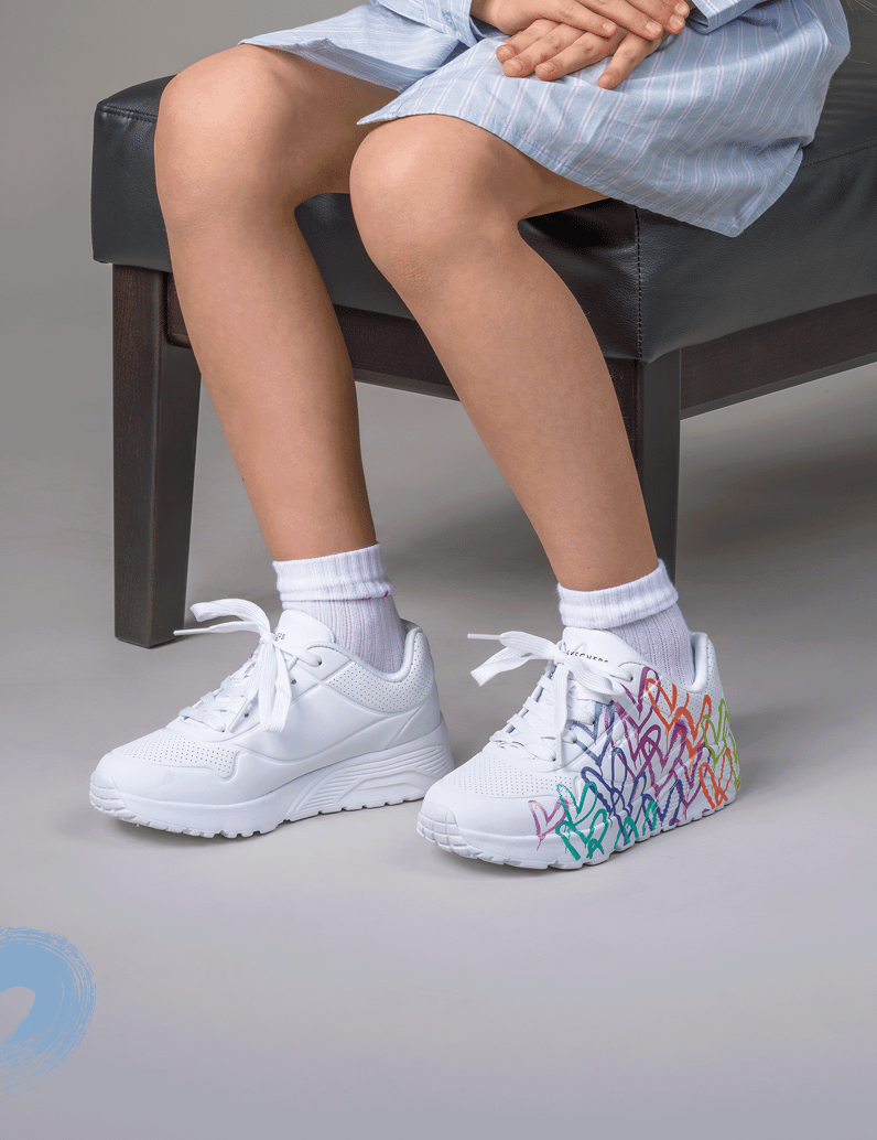 Skechers-UNO-LITE---METALLIC-JOY-bela