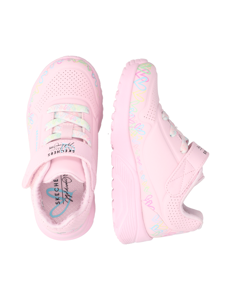 Skechers-UNO-LITE-HEART-CRAZE-ružová