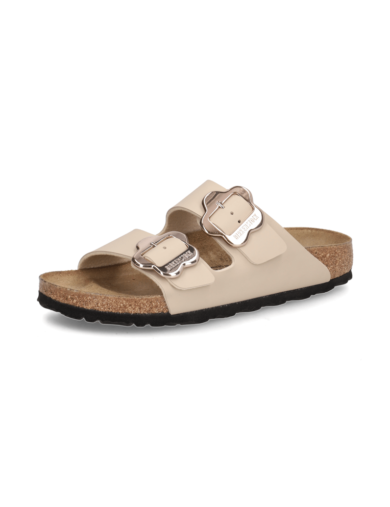 Birkenstock-ARIZONA-FLOWER-BUCKLE-KIDS-černá