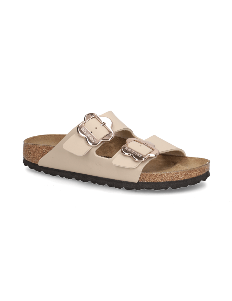 Birkenstock-ARIZONA-FLOWER-BUCKLE-KIDS-černá