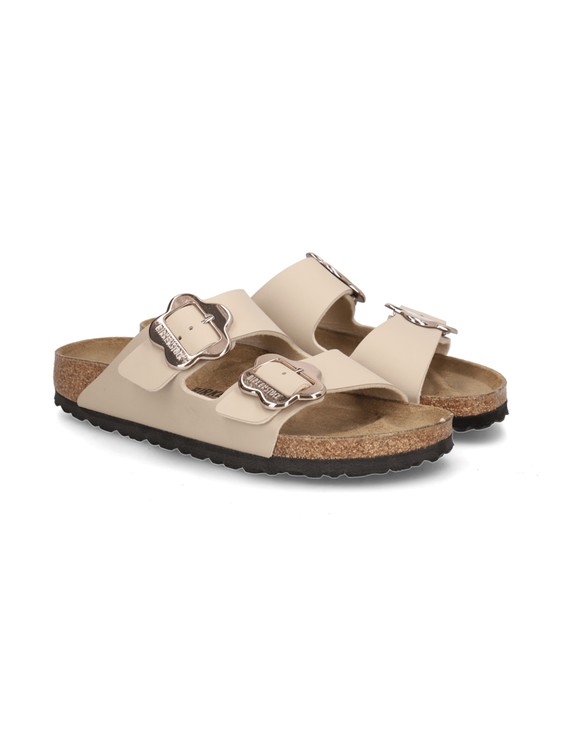 Birkenstock-ARIZONA-FLOWER-BUCKLE-KIDS-černá