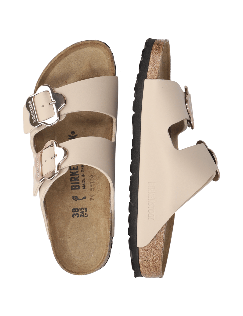 Birkenstock-ARIZONA-FLOWER-BUCKLE-KIDS-černá
