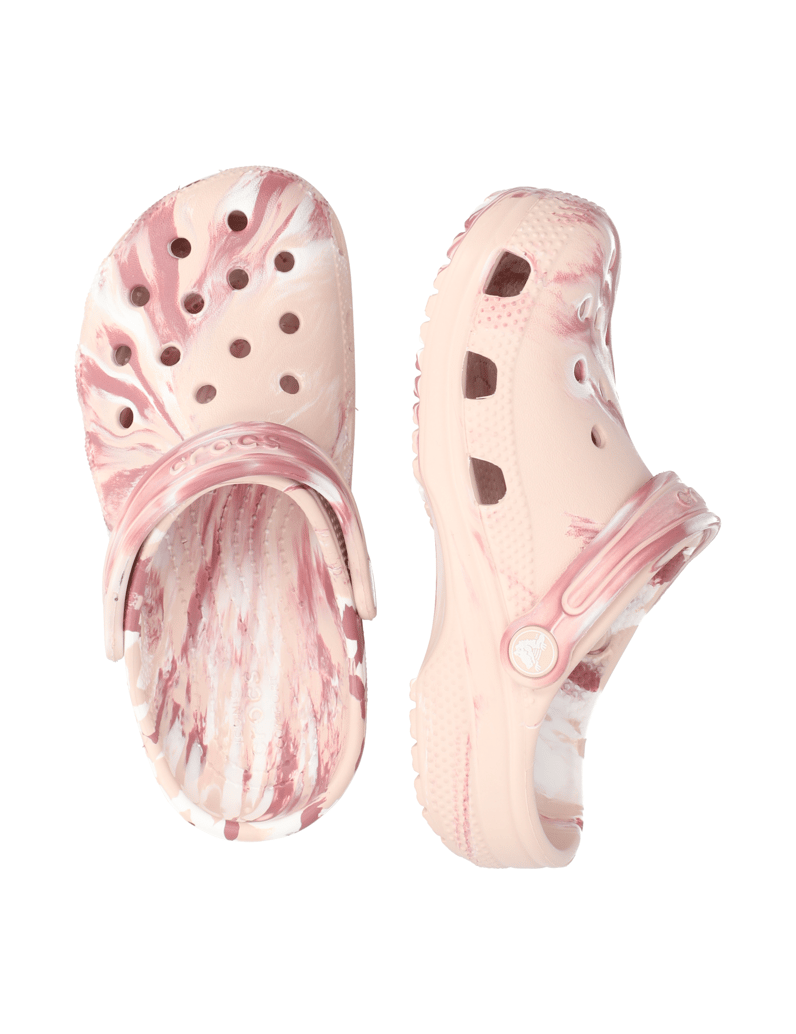 Crocs-CLASSIC-MARBLED-CLOG-weiss