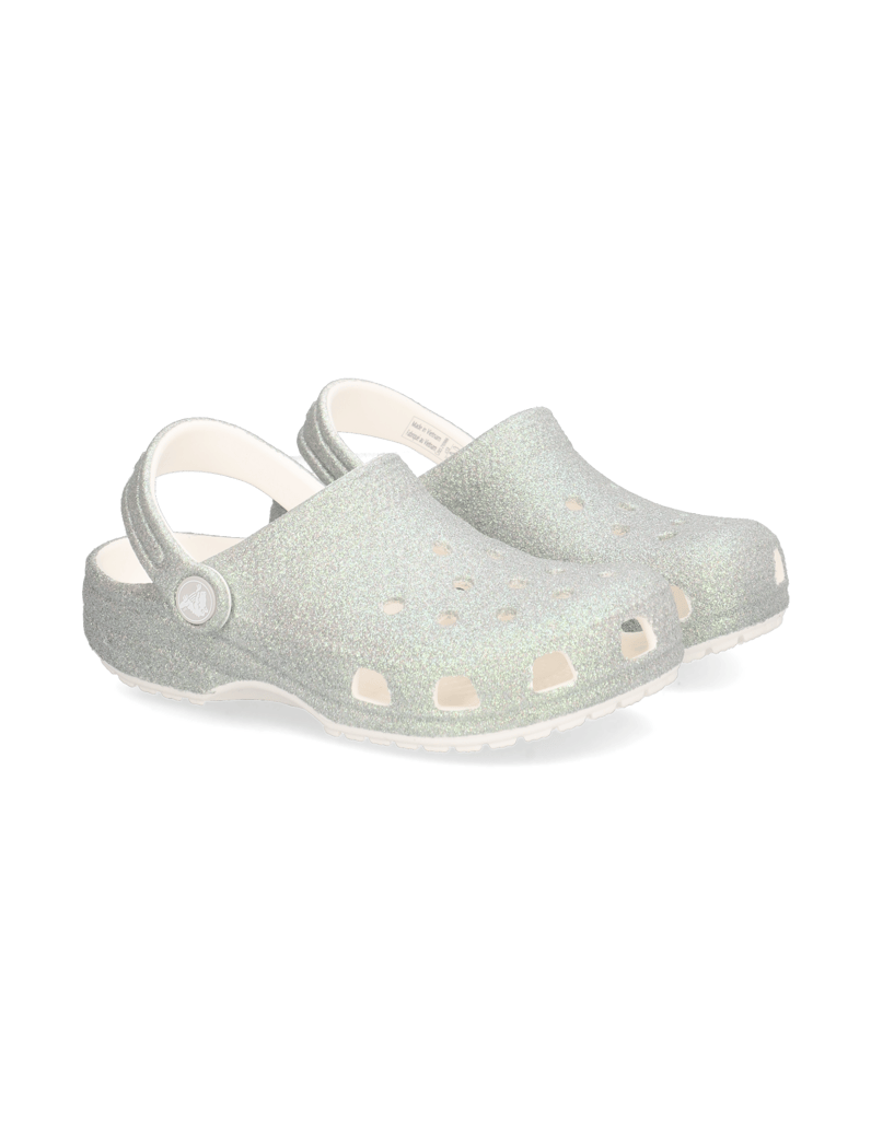 Crocs-CLASSIC-CLOG-GLITTER-bílá