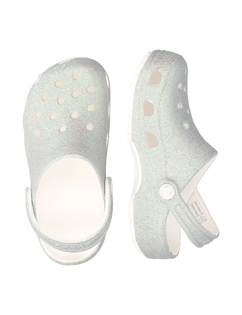Crocs-CLASSIC-CLOG-GLITTER-bílá