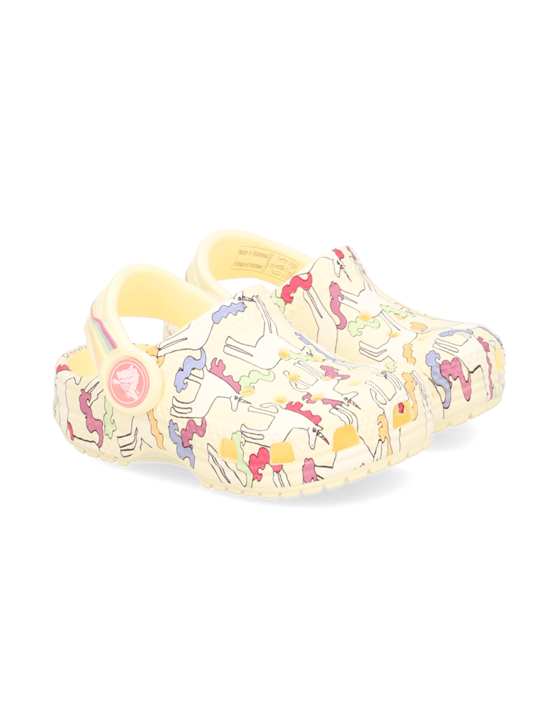 Crocs-CLASSIC-CLOG-PRINTS-žltá