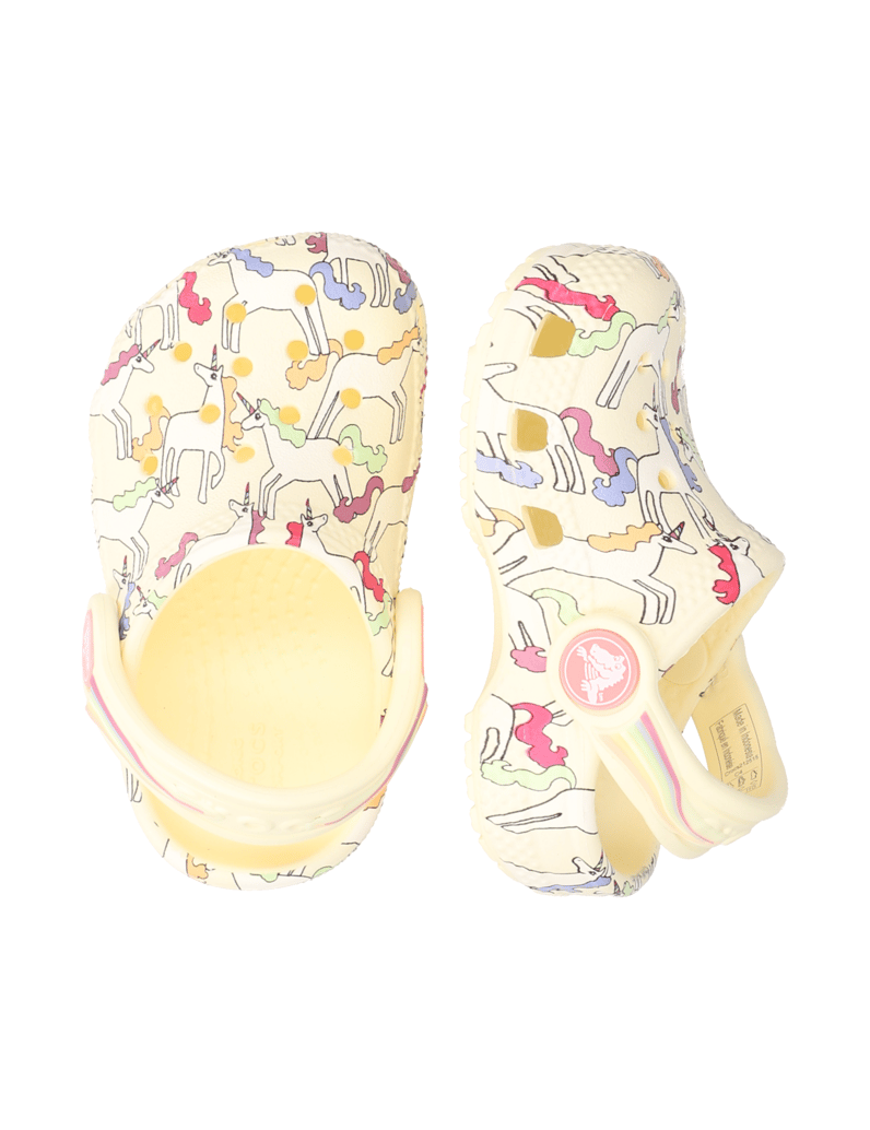 Crocs-CLASSIC-CLOG-PRINTS-žltá