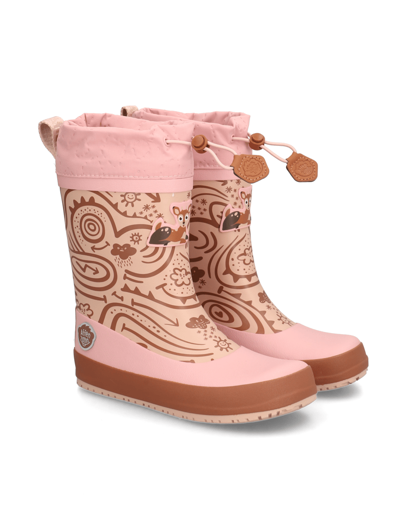 Affenzahn-Gummistiefel--Vegan-Puddly-ružová