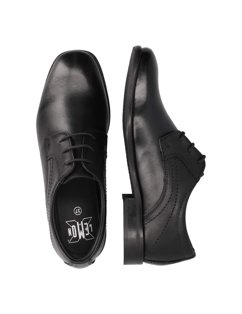 LEMON-X-čevlji-na-vezalke-črna