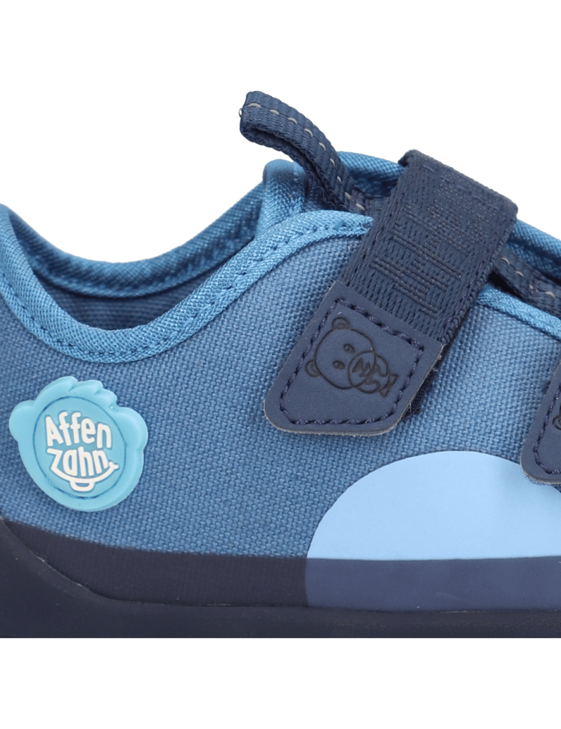 Affenzahn-Baumwolle-Happy-Bear-modrá