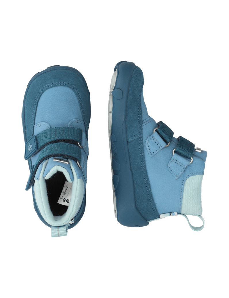 Affenzahn-Übergangsschuh-Leder-Friendy-Hai-modrá