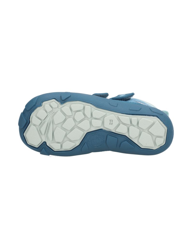 Affenzahn-Übergangsschuh-Leder-Friendy-Hai-modrá