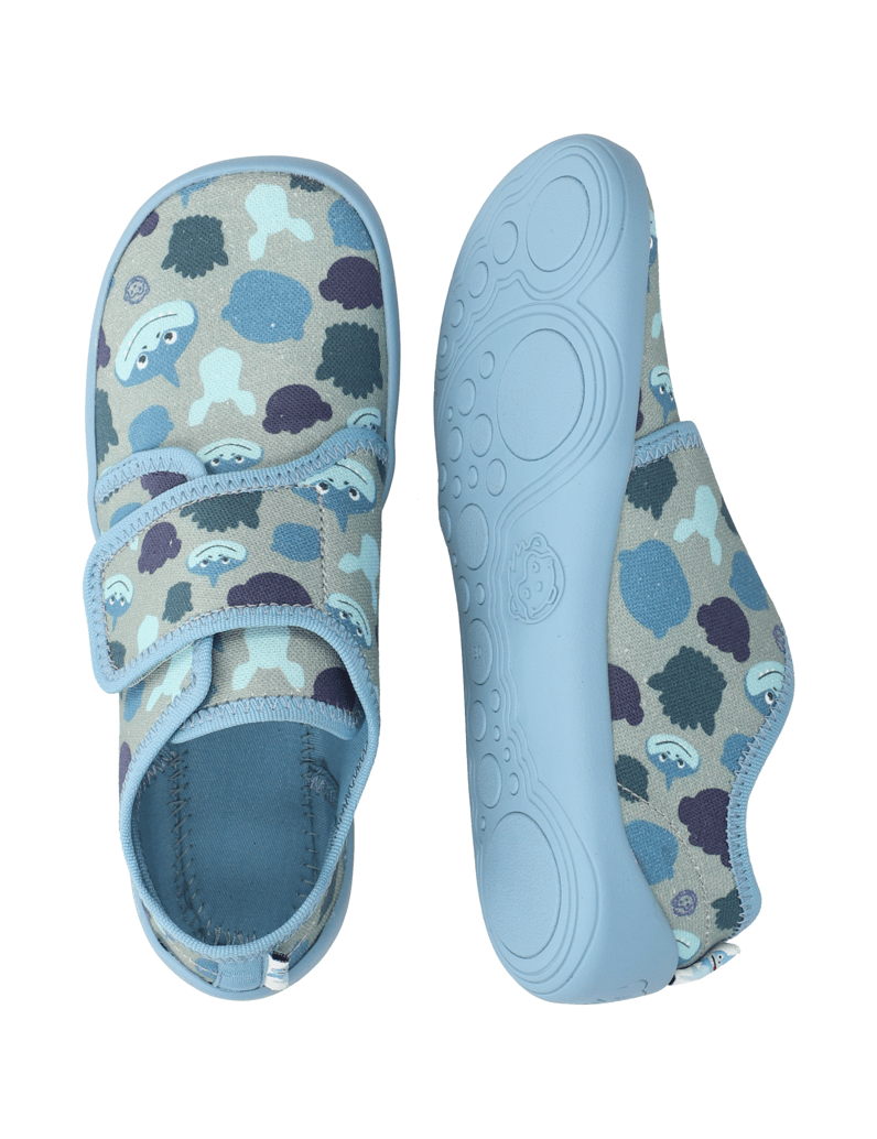 Affenzahn-Hausschuh-Baumwolle-Movy-Hai-svetlo-modra