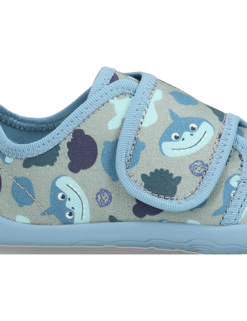 Affenzahn-Hausschuh-Baumwolle-Movy-Hai-svetlo-modra