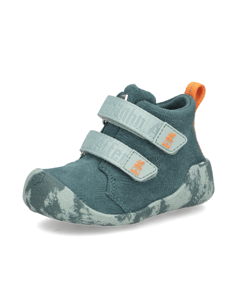 Affenzahn-LAUFLERNER-LEDER-TALKY-HASE-grün