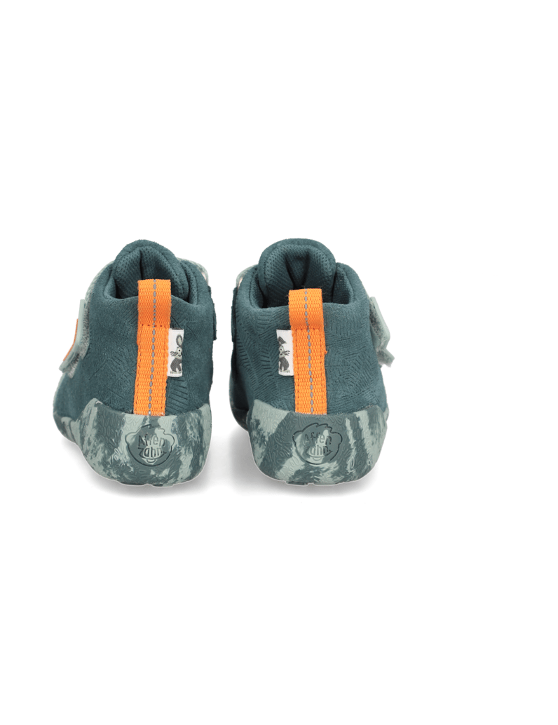 Affenzahn-LAUFLERNER-LEDER-TALKY-HASE-grün