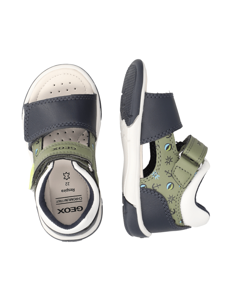 GEOX-B-SANDAL-ZAPITO-BOY-olivová
