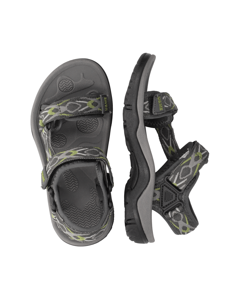 U&ME-textil-sandály-olivová