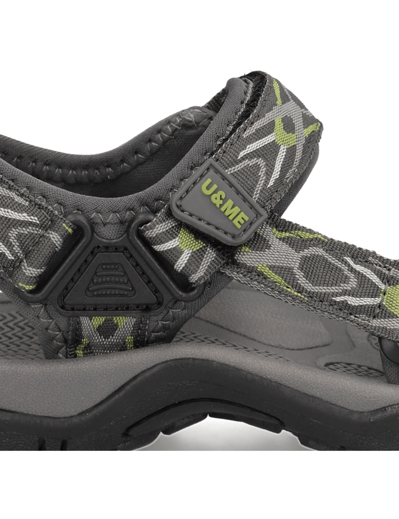 U&ME-textil-sandály-olivová