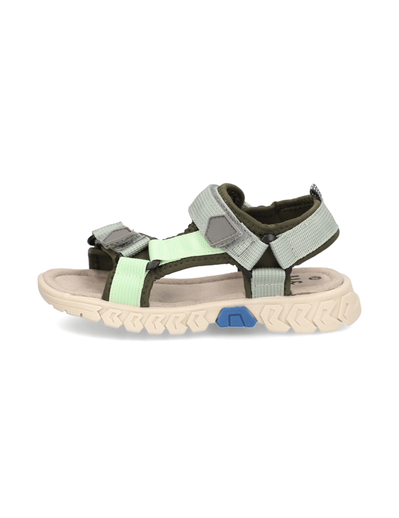 U&ME-textil-sandále-zelená
