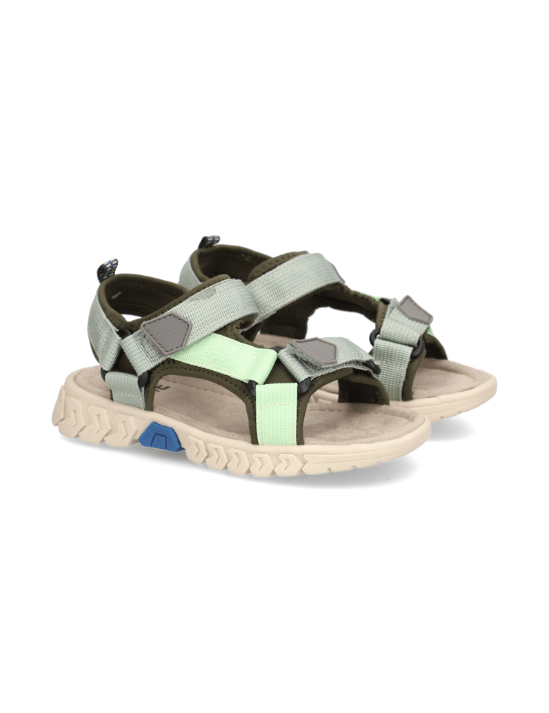 U&ME-textil-sandále-zelená