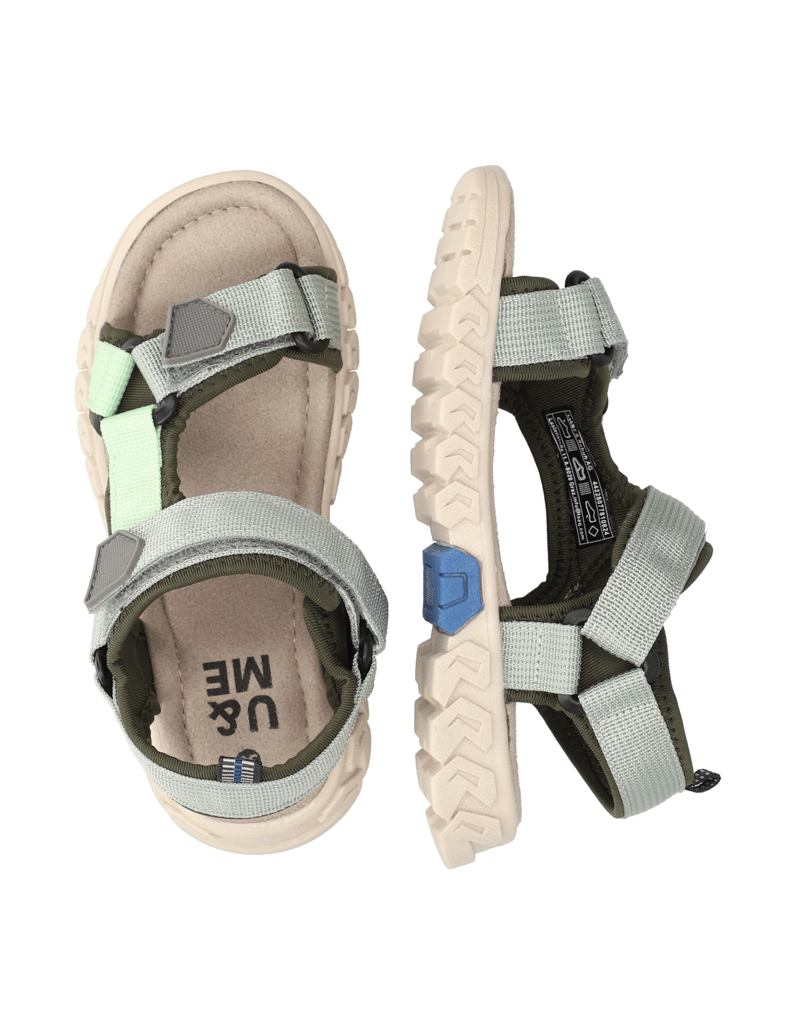 U&ME-textil-sandále-zelená