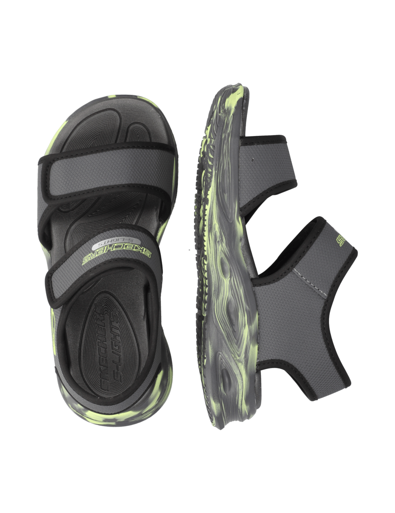 Skechers-S-Lights-Sola-Glow-šedá