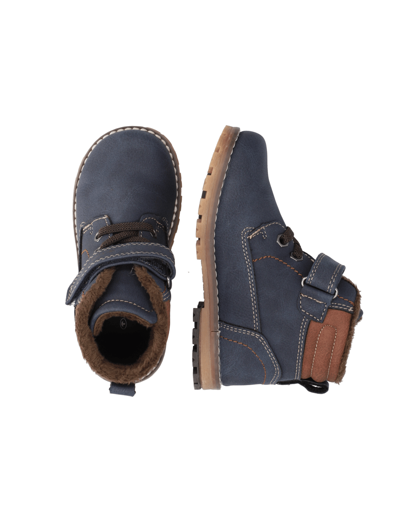 Tom-Tailor-imitácia-kože-členková-obuv-modrá