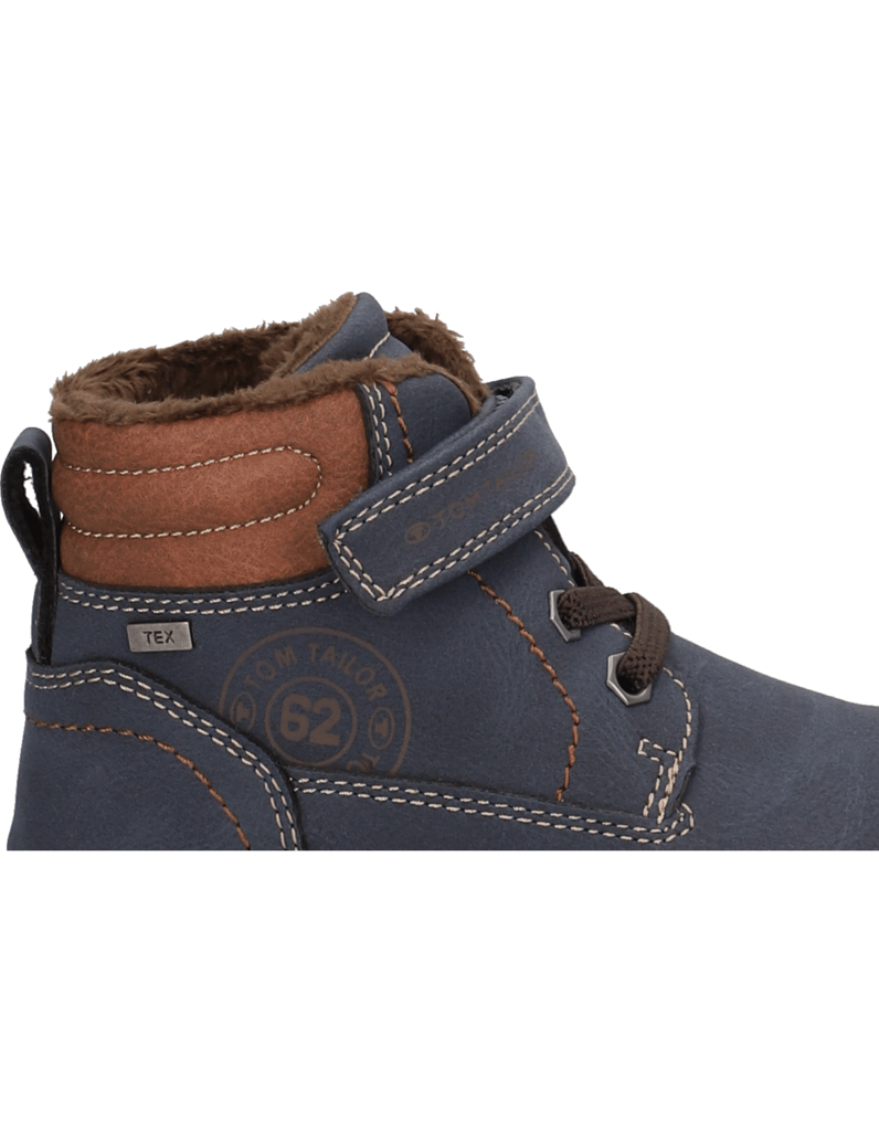 Tom-Tailor-imitácia-kože-členková-obuv-modrá