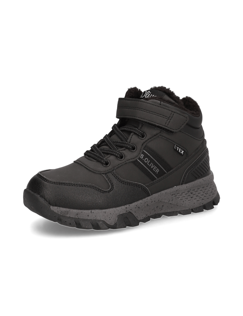 S.Oliver-kotníčkové-boty-černá