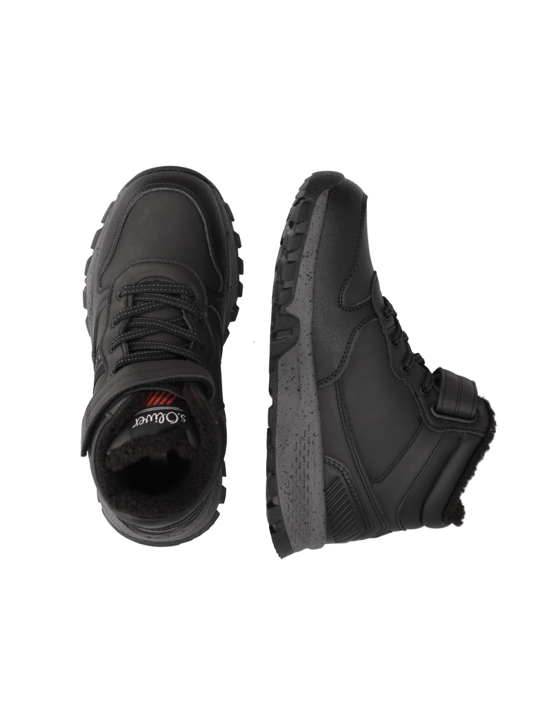 S.Oliver-kotníčkové-boty-černá