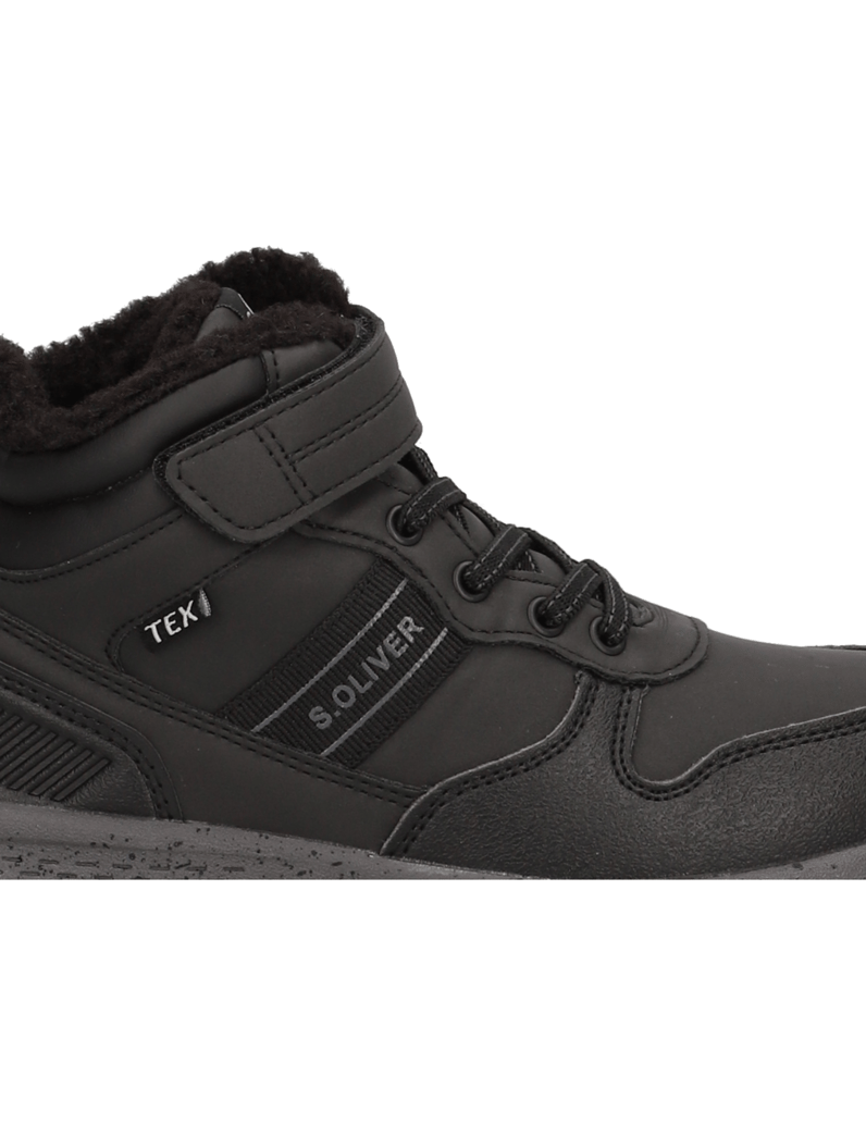 S.Oliver-kotníčkové-boty-černá