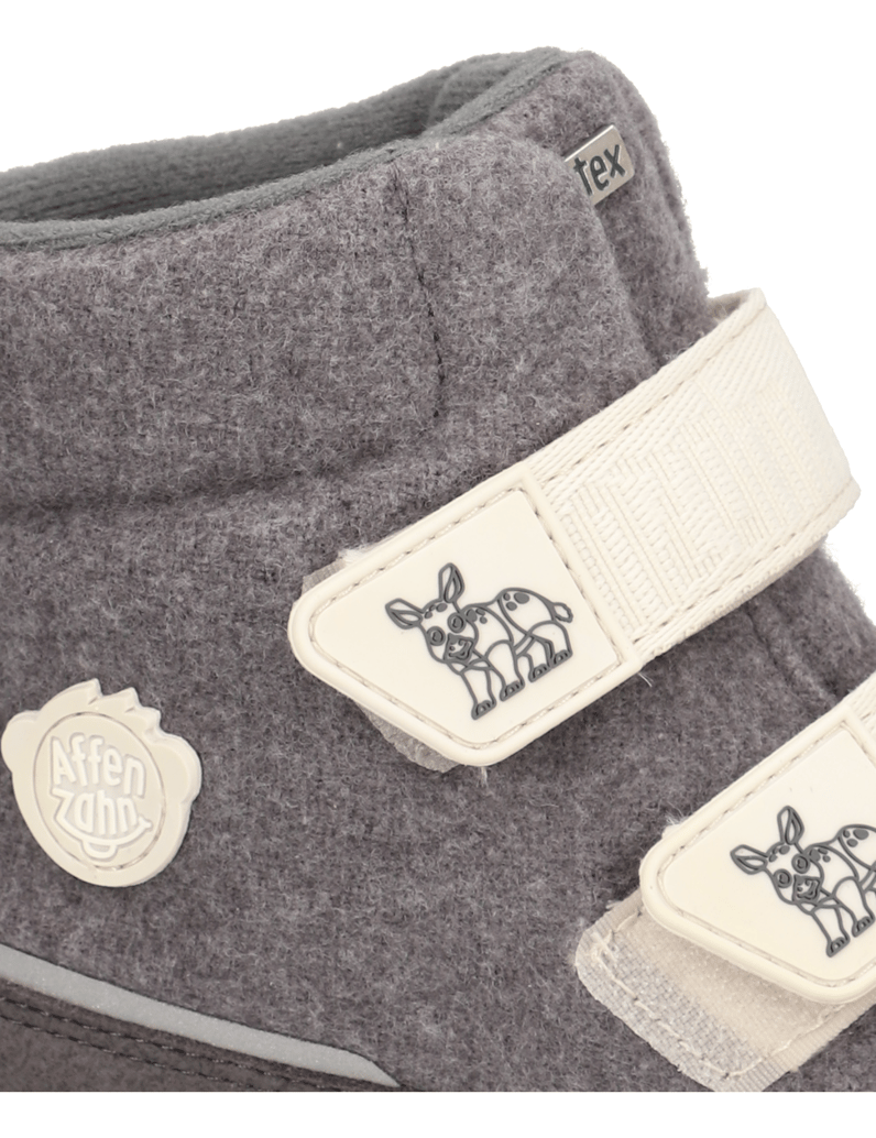 Affenzahn-Winterstiefel-Wolle-Comfy-Nashorn-zelená