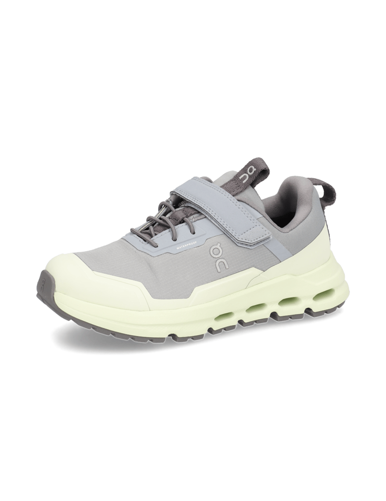 On-Cloudhero-Waterproof-Kids-grau