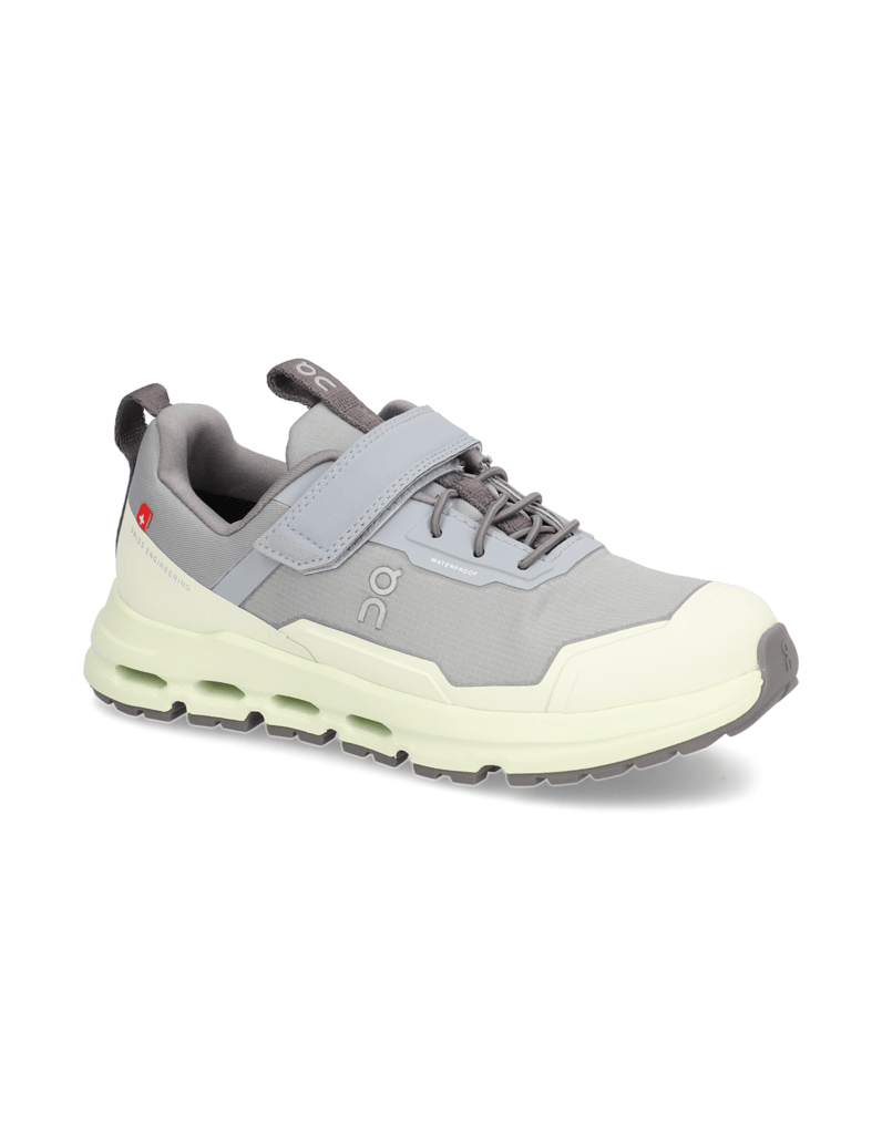 On-Cloudhero-Waterproof-Kids-grau