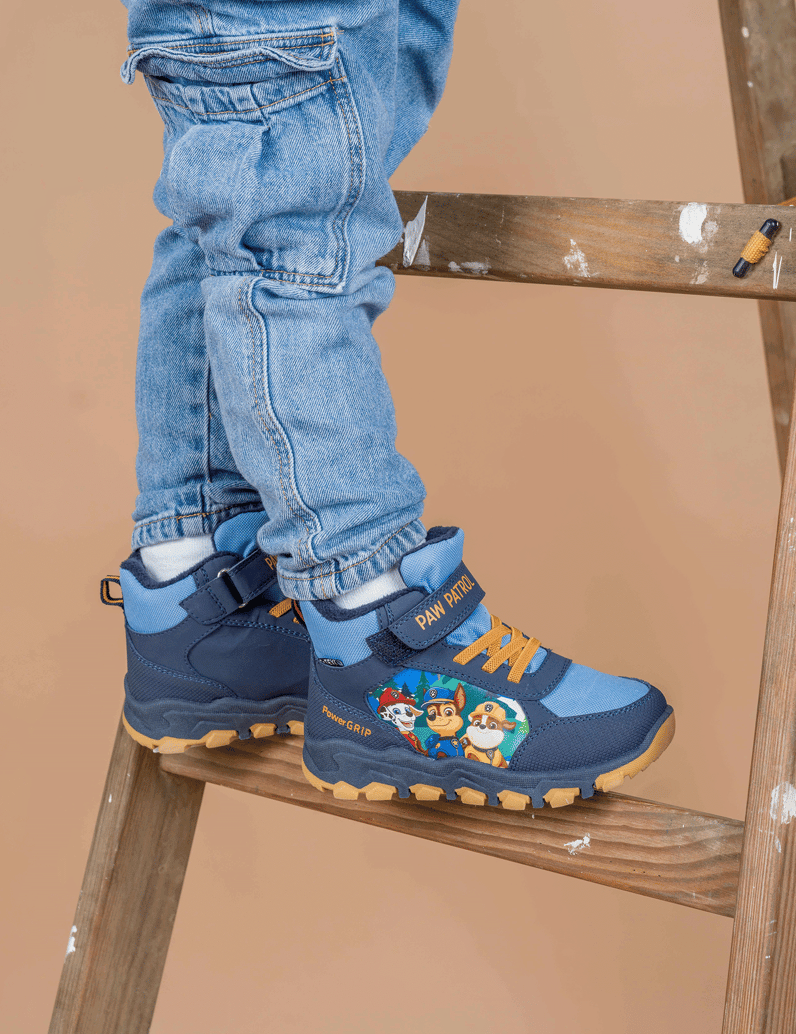 Paw-Patrol-tenisky-mid-cut-modrá