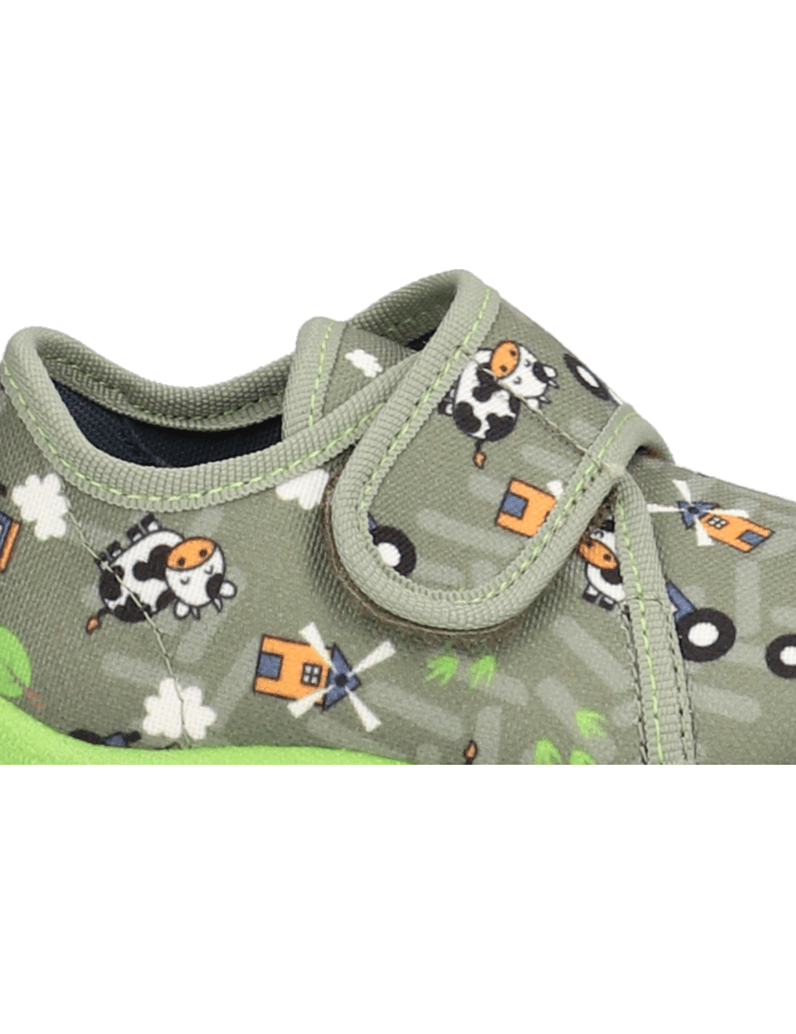 Superfit-domácí-obuv-zelená