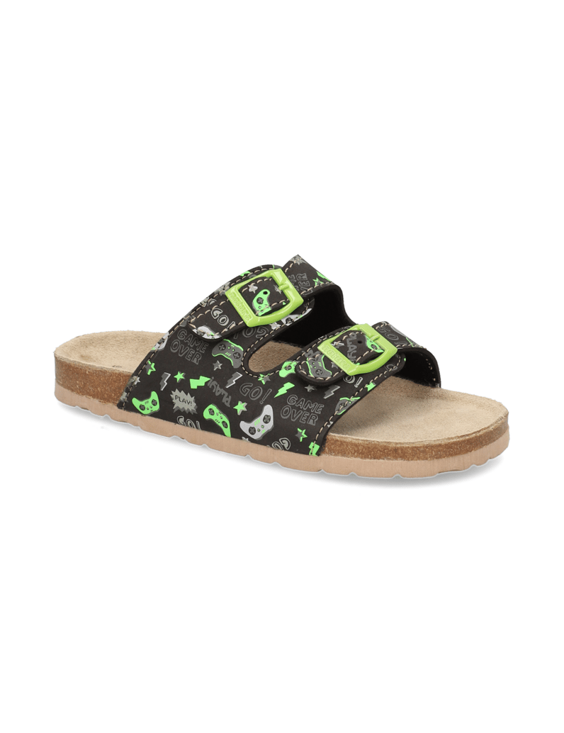 Natura-Pantoffel-schwarz