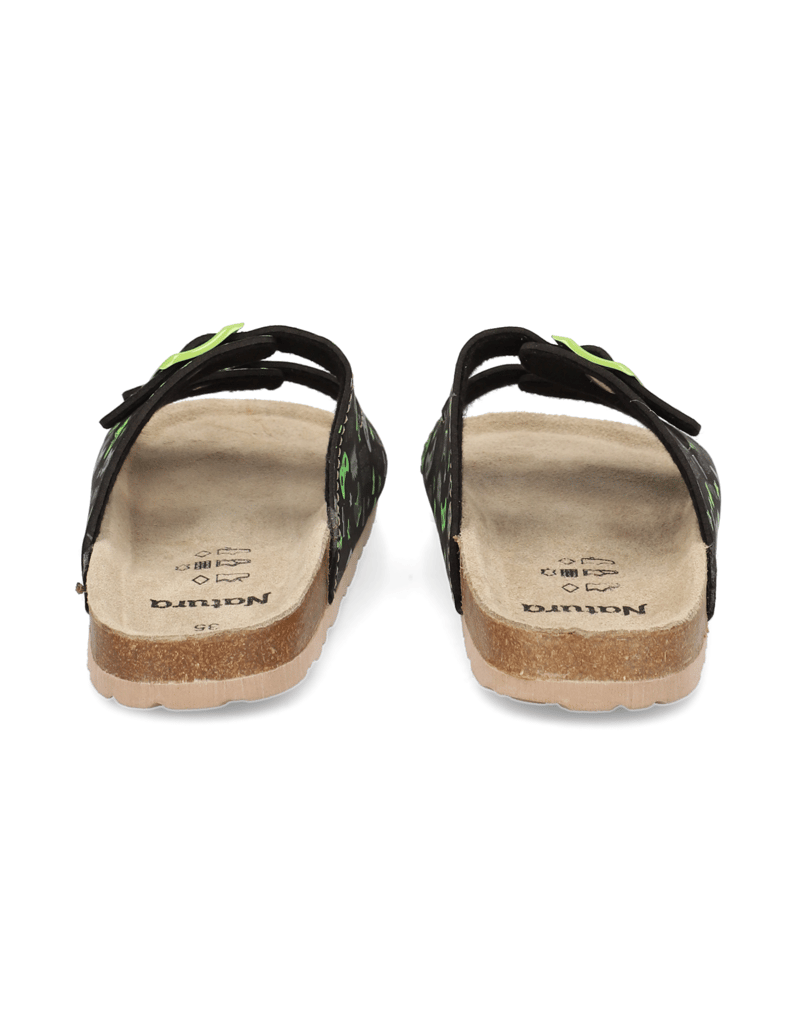 Natura-Pantoffel-schwarz