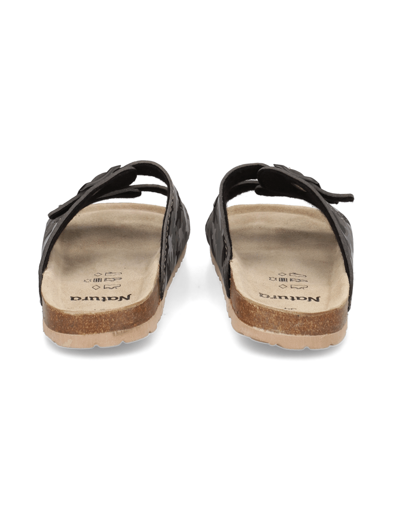 Natura-imitácia-kože-šľapky-čierna